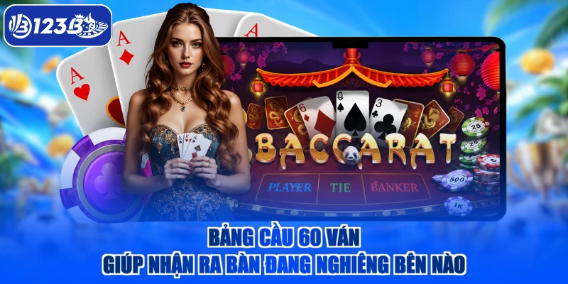 Bảng cầu 60 ván giúp nhận ra bàn đang nghiêng bên nào