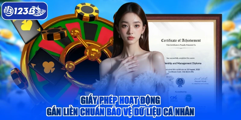 Giấy phép hoạt động gắn liền chuẩn bảo vệ dữ liệu cá nhân