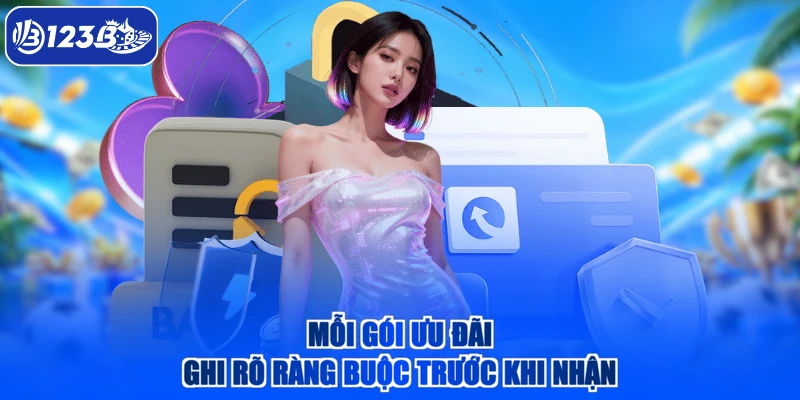 Mỗi gói ưu đãi ghi rõ ràng buộc trước khi nhận